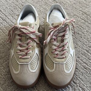 NEW / TB 490 RIFE GRAIN CREAM LEATHER SNEAKER BY ALOHAS / Size 39